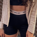Gia Siyah Spor Bisiklet Şort - Fifth Sense