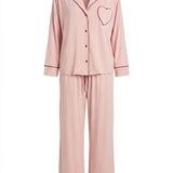 AMOUR PYJAMA TOP & PANTS SET