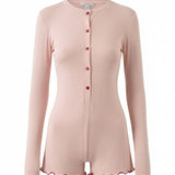 Amour Heart Jumpsuit Pink