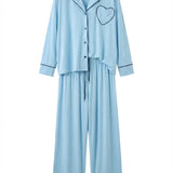 AMOUR PYJAMA TOP & PANTS SET