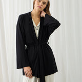 Chloe Kimono Dress Black