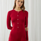Amour Heart Jumpsuit Red