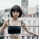Mila Siyah Askılı Üst - Fifth Sense