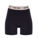 Gia Siyah Spor Bisiklet Şort - Fifth Sense